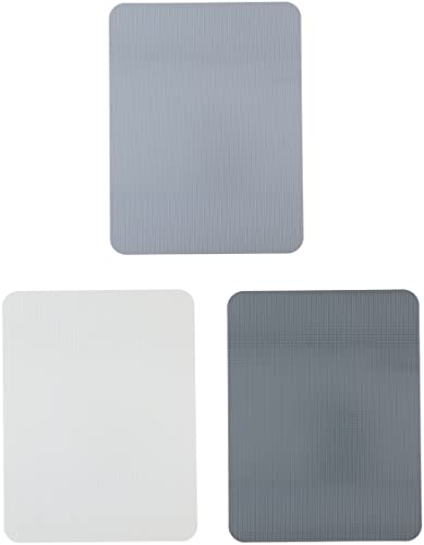alpina Schneidebretter - Schneidebrett Set von 3 - Antirutsch - Flexibel - Spülmaschinenfest - 29x38cm - Grau alpina Schneidebretter - Schneidebrett Set von 3 - Antirutsch - Flexibel - Spülmaschinenfest - 29x38cm - Grau von alpina