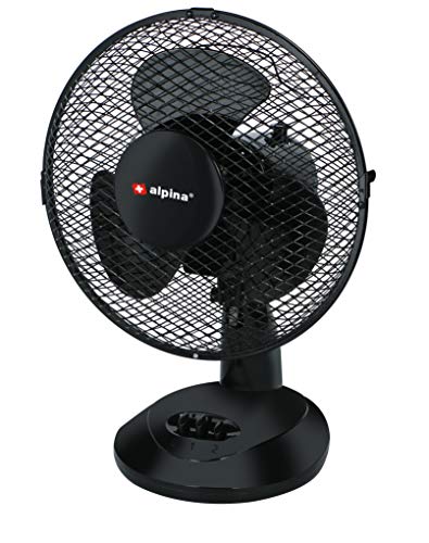 Alpina Tischventilator - Ø 23 cm - 32 Watt - 2 Windgeschwindigkeiten von alpina