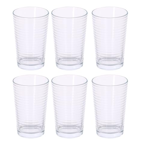 alpina Wassergläser - Trinkgläser Set - Gläser Set 6 Teilig - Spülmaschinenfest - 220 ml, Weiß alpina Wassergläser - Trinkgläser Set - Gläser Set 6 Teilig - Spülmaschinenfest - 220 ml, Weiß von alpina