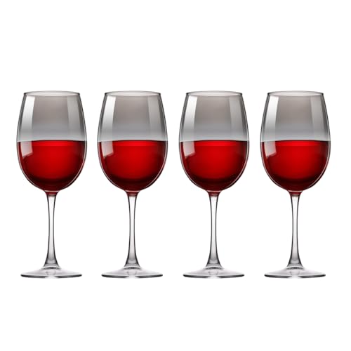 alpina Weingläser-Set 4-teilig – Weingläser geräuchert – geeignet für Rot- und Weißwein – Glasgeschirr für jeden Anlass – Glas alpina Weingläser-Set 4-teilig – Weingläser geräuchert – geeignet für Rot- und Weißwein – Glasgeschirr für jeden Anlass – Glas von alpina