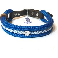 Halsband Tauhalsband Für Hunde Verschiedene Größen, Verstellbar Tau Mit Leder, Passende Leinen, Geflochten, Sehr Edel, Ab 58, - Euro von alsterstruppi