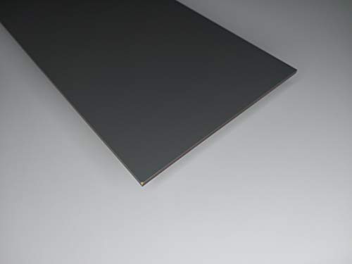 alt-intech Fassadenplatte Balkonplatte HPL Verschiedene Größen und Farben + Zubehör (1000 x 900 x 6 mm, Graphit grau) von alt-intech