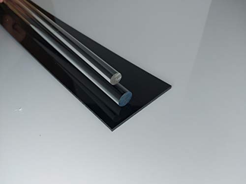 Acrylglas XT, Rundstab klar, Ø 30 mm Lang 1000 mm farblos alt-intech® von alt-intech Acrylglas Stäbe
