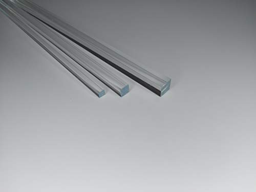 Acrylglas XT Vierkant Stab 20 x 20 glasklar, poliert, Lang 500 mm alt-intech® von alt-intech Acrylglas Stäbe