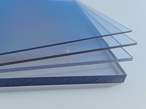 Platte Polycarbonat UV klar riesen Auswahl div. Größen, in 0,5-20 mm Stärke Top Qualität von alt-intech® (PC klar 4 mm, 1000 x 600) von alt-intech PC/PMMA Platte