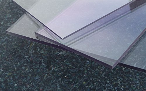 Polycarbonat UV Platte farblos 600 x 500 x 2 mm transparent von alt-intech