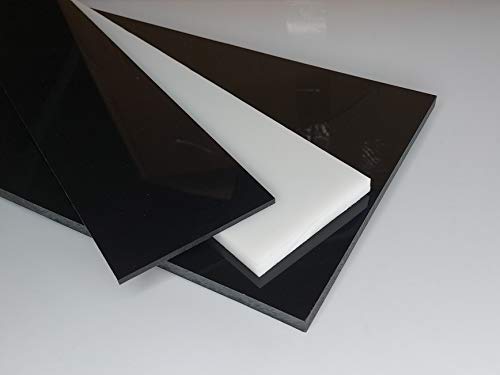 Platte aus POM, 500 x 100 x 12 mm schwarz Zuschnitt alt-intech® von alt-intech
