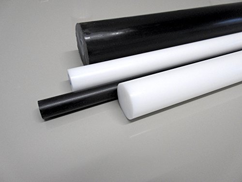 POM Rundstab Ø50mm Länge 50 cm weiß Kunststoff POM-C Halbzeug Modellbau von alt-intech POM Rundstab