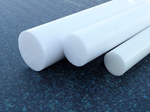 Rundstab aus PTFE weiß Ø 12 mm, Lang 1 Meter Kunststoffrundstab (Teflon) alt-intech® von alt-intech PTFE Rundstab