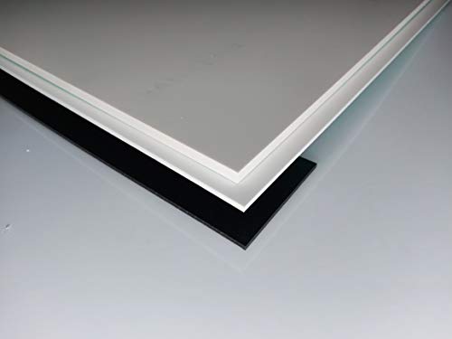 Platte aus PVC Hartschaum, 1000 x 500 x 10 mm weiß Zuschnitt alt-intech® Reststücke von alt-intech PVC Platte