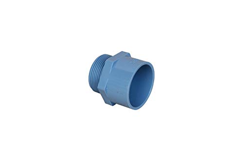 20-er Pack PVC Gewinde Muffennippel 50mm Klebemuffe x 1,5" Außengewinde von altone