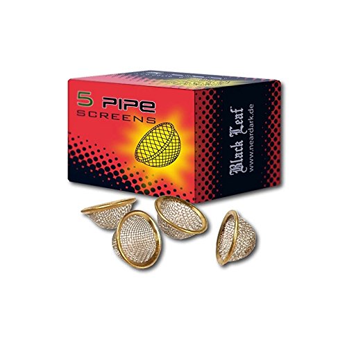 Black Leaf Schüsselsiebe - 5 Stück - Ø 15mm von altrado Headshop
