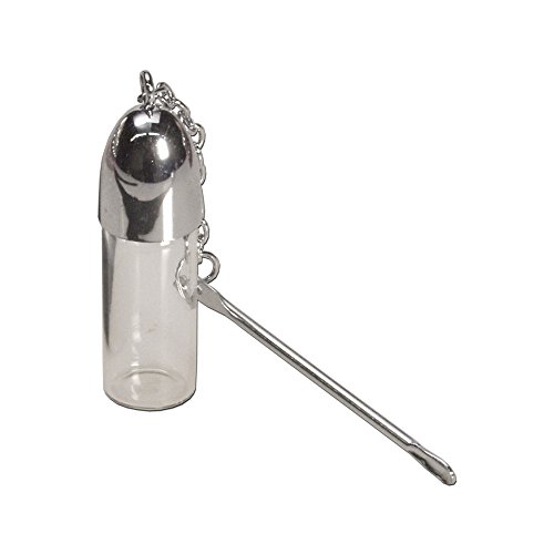 Fläschchen mit Löffel - H 43mm --ab 24 Stück - im Display von altrado Headshop