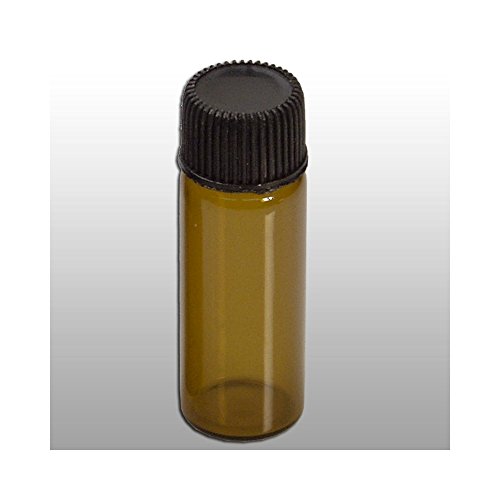 Fläschchen mit Schraubverschluß braun - H 48mm VE 2Stk von altrado Headshop