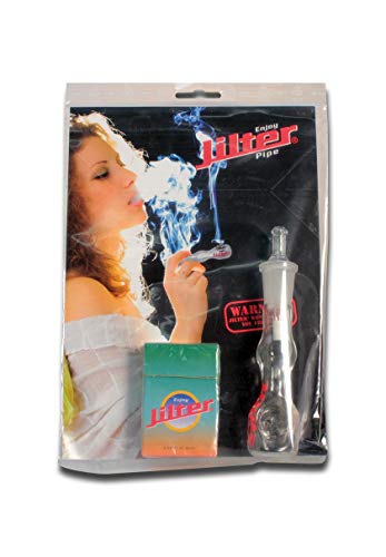 altrado Headshop Jilter® Pipe Glaspfeife mit Filter - 1 Set - dient zur Verwendung für Kräuter und Tee´s von altrado Headshop