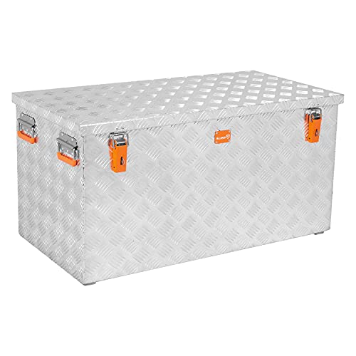 alubox R250 Aluminium Riffelblech Werkzeug Transportkiste 250 Liter von alubox