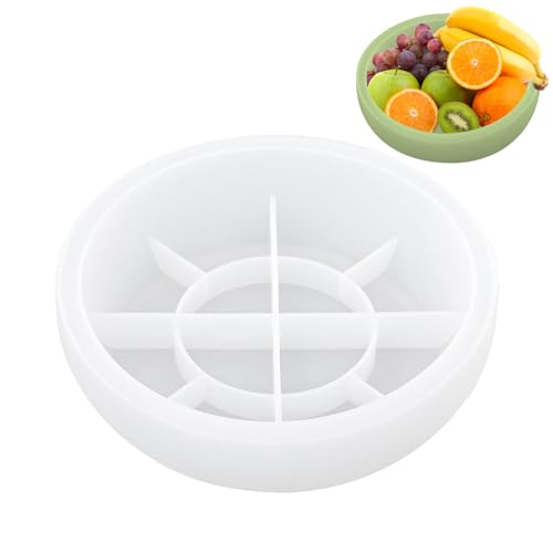 alwaiiz Silikonform Schale, Rund Gießformen Silikon Schale, Gießform Schale Silikonformen Epoxidharz Geeignet für DIY-Projekte des Bastelns von alwaiiz