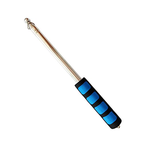 amagogo Teleskop Fahnenmast Fahnenstange Flaggenstange Teleskopstange Mast - Blau, 1,6m L von LOVIVER