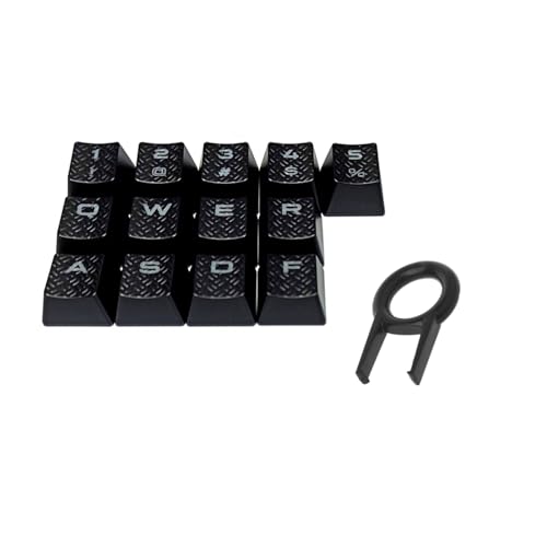 13 Stück OEM-Höhen-Tastenkappen mit strukturiertem Design für präzise Kontrolle und Sichtbarkeit für K70 K95 Tastaturen 13 Stück OEM-Höhen-Tastenkappen mit strukturiertem Design für präzise Kontrolle und Sichtbarkeit für K70 K95 Tastaturen von amangul