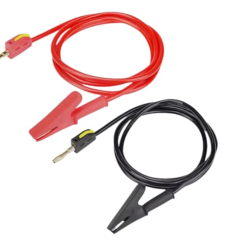 2 Pack Multimeter Leitungen Set 1Meter Sicherheits Isolierte Kabel Bananenstopfen Sonden Für Automobil Elektronik Multimeter Testleitungen Mit Alligatorclips 2 Pack Multimeter Leitungen Set 1Meter Sicherheits Isolierte Kabel Bananenstopfen Sonden Für Automobil Elektronik Multimeter Testleitungen Mit Alligatorclips von amangul