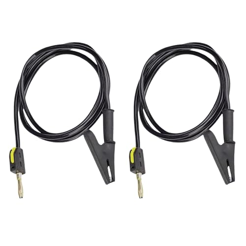 2 Pack Multimeter Leitungen Set 1Meter Sicherheits Isolierte Kabel Bananenstopfen Sonden Für Automobil Elektronik Multimeter Testleitungen Mit Alligatorclips 2 Pack Multimeter Leitungen Set 1Meter Sicherheits Isolierte Kabel Bananenstopfen Sonden Für Automobil Elektronik Multimeter Testleitungen Mit Alligatorclips von amangul
