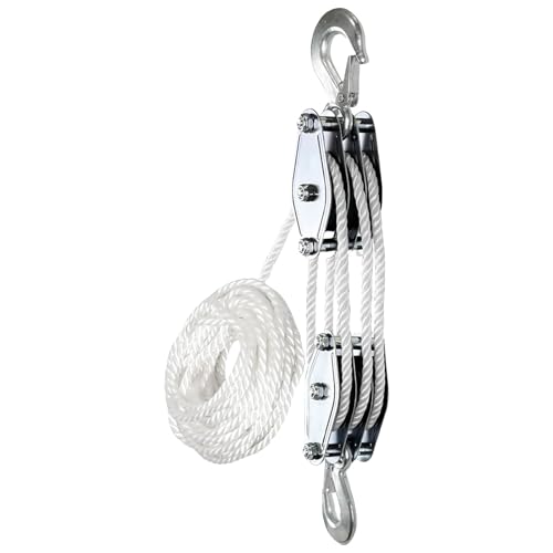 Block Und Tackle Seilscheibe Hebezeuge Hebelkraft Multifunktional Hochleistungsscheibe Werkzeug Metallscheibe Mit 1100/2200 Pfund Hausverbesserungsscheibe Block Und Tackle Seilscheibe Hebezeuge Hebelkraft Multifunktional Hochleistungsscheibe Werkzeug Metallscheibe Mit 1100/2200 Pfund Hausverbesserungsscheibe von amangul