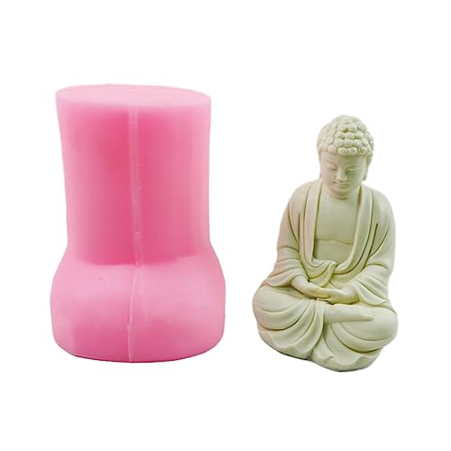 Buddhas Statue Dekoration Kerze Silikonform Epoxidharz Ornamente Machen Seife Schmelze Ton Ornamente Formen von amangul