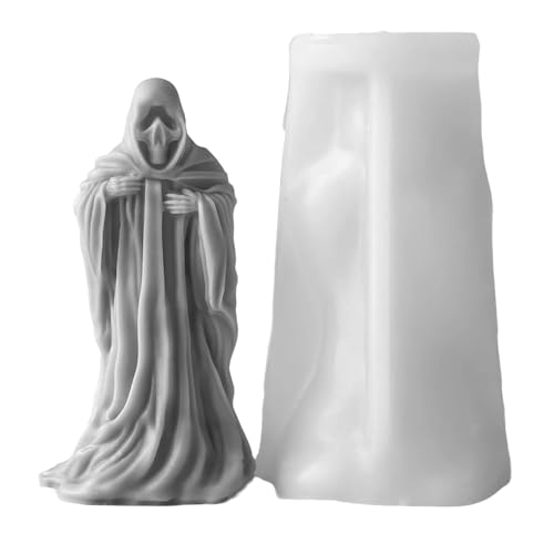 Flexibler Silikon-Totenkopf in Lebensmittelqualität, abnehmbar, für künstlerische Dekorationen und Geschenke, Basteln, Halloween, Silikon Flexibler Silikon-Totenkopf in Lebensmittelqualität, abnehmbar, für künstlerische Dekorationen und Geschenke, Basteln, Halloween, Silikon von amangul