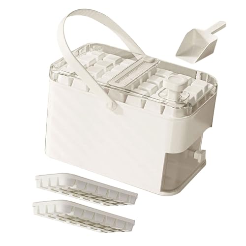 Plastik Eismaschine Wiederverwendbarer Pressetyp Eisbox Mit Deckelspeicherbox Easy Release Tabletts Für Kaffee & Getränke Wiederverwendbarer Pressetyp von amangul
