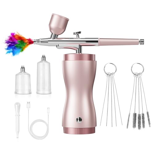 Professionelle Elektrische Sprayer Kanonen Mit Multi Anwendung Perfekt Für Handwerksmodelle Dekorationsprojekte Airbrushing Set Mit Reinigungswerkzeug von amangul