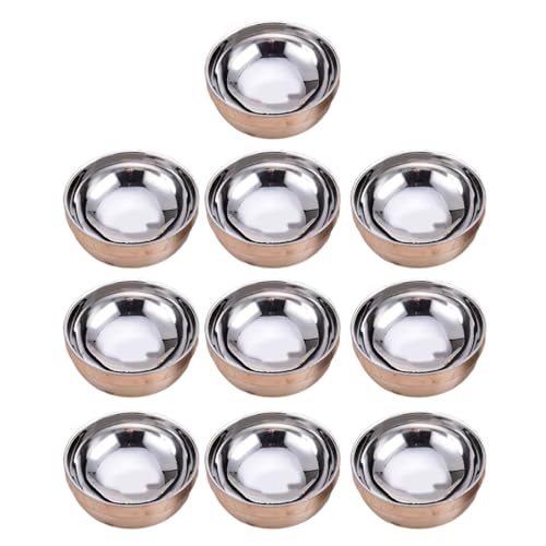 Set Von 10 Mehrzweckstahl Reisschalen Extra Dicke Wand Hitzebeständige Front Ideal Für Tägliche Mahlzeiten Partys Familiengröße Edelstahl Dinnerschalen Schalen Set Von 10 Mehrzweckstahl Reisschalen Extra Dicke Wand Hitzebeständige Front Ideal Für Tägliche Mahlzeiten Partys Familiengröße Edelstahl Dinnerschalen Schalen von amangul