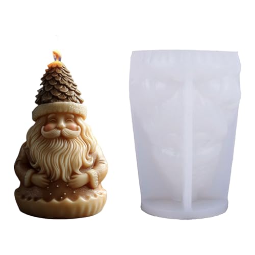 Silikonform mit Weihnachtsmann-Design, einfach zu entformen, Mehrzweck-Silikone für handgefertigte Seife, Urlaubsdekoration, Silikonform zum Basteln Silikonform mit Weihnachtsmann-Design, einfach zu entformen, Mehrzweck-Silikone für handgefertigte Seife, Urlaubsdekoration, Silikonform zum Basteln von amangul
