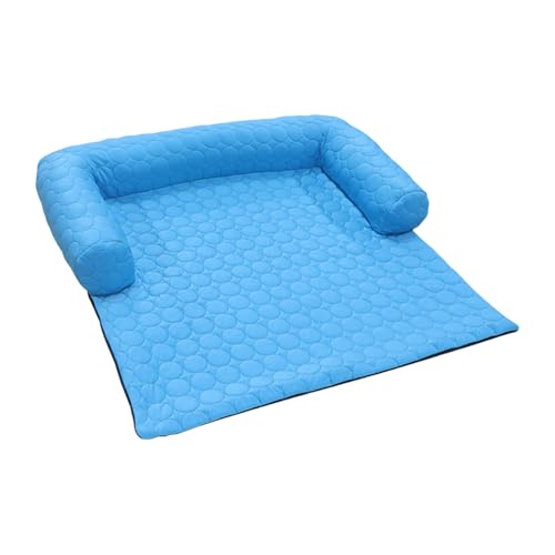 Weiche Kissen für Haustiere, kühlendes Bett, geeignet für kleine bis große Katzen, atmungsaktiv, schnell kühlende Hundematte von amangul
