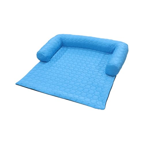 Weiche Kissen für Haustiere, kühlendes Bett, geeignet für kleine bis große Katzen, atmungsaktiv, schnell kühlende Hundematte von amangul