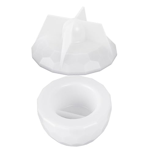 amangul Aufbewahrungsbox Silikonform Trapezform Schmuckkästchen Epoxidharz Formen DIY Gipskerzen Glas Heimdekoration (L) von amangul