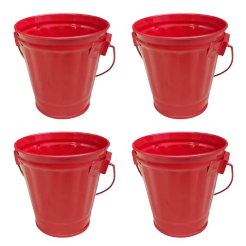 amangul Bunte Packung 4 Eimer Garten Eimer Container Geeignet Zum Pflanzen Von Handwerk Und Heimorganisation Blumenarrangement von amangul