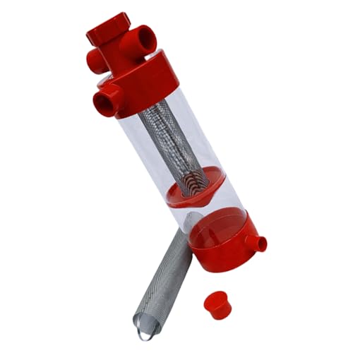 amangul Edelstahl Aquariumabfallsammler Effizientes Fisch Fäkalentfernungswerkzeug Für Salzwasser Riff Teich Terrarium Paludarium Zuchttanks Effiziente Aquariumabfallentfernung von amangul