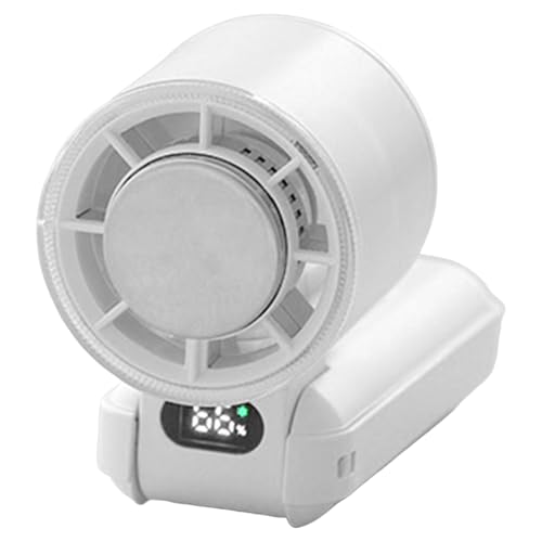 amangul Handventilator, 3600 mAh, faltbarer, wiederaufladbarer Ventilator, verstellbare Geschwindigkeit, tragbarer Schreibtisch, für Reisen, Outdoor von amangul