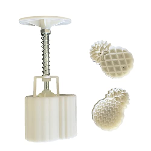 amangul Kunststoffform, 30 g, Ananas-Stempel, Keksausstecher, Backform von amangul