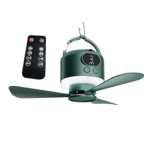 amangul USB-Deckenventilator-Licht mit abnehmbarer Klinge und 10400 mAh Notstrom, für Camping und Außenbereich, Außenventilator amangul USB-Deckenventilator-Licht mit abnehmbarer Klinge und 10400 mAh Notstrom, für Camping und Außenbereich, Außenventilator von amangul
