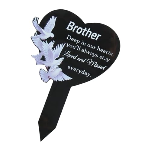 amangul Wetterbeständige Gravierte Acrylherz Denkmäler Plaques Outdoor Dekoration Erinnerung Geschenke Wetterfeste Friedhofsdenkmäler amangul Wetterbeständige Gravierte Acrylherz Denkmäler Plaques Outdoor Dekoration Erinnerung Geschenke Wetterfeste Friedhofsdenkmäler von amangul