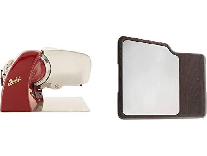 Berkel Aufschnittmaschine - Home Line 200 Plus - Elektrischer Allesschneider in Rot – Neues Modell + original Berkel Schneidebrett aus Esche und Stahl+handgefertigtes Eichenbrett Berkel Aufschnittmaschine - Home Line 200 Plus - Elektrischer Allesschneider in Rot – Neues Modell + original Berkel Schneidebrett aus Esche und Stahl+handgefertigtes Eichenbrett von amazon