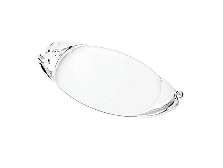 Brillibrum Design Servierplatte Glas Schweineplatte Versilbert Servieren Von Aufschnitt Tablett Schwein von amazon
