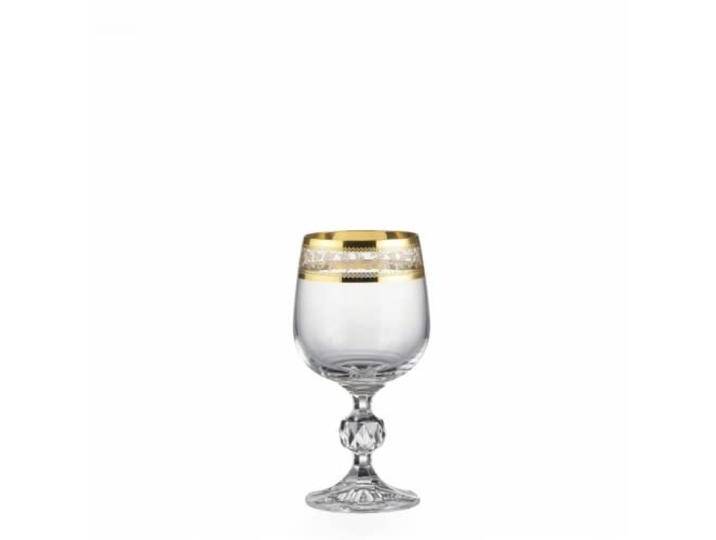 Crystalex Weingläser Rotweingläser Claudia Kristallgläser Gold 190 ml 6er Set Bohemia von amazon
