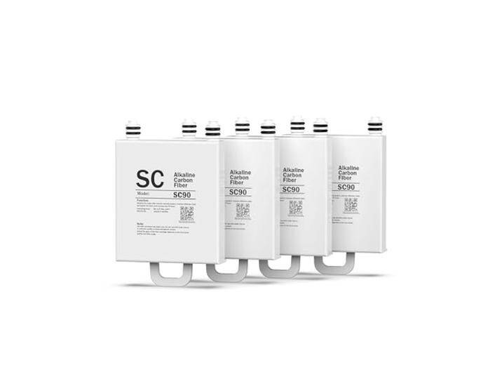 Frizzlife SC90 Replacement Post Filter Cartridge For WB99 Countertop Reverse Osmosis Water Filter System - Alkaline, Pack 4 von amazon