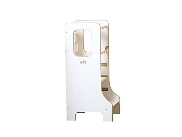 Lernturm aus Holz extra sicher Montessori Learning Tower Küchenhelfer weiß Verstellbare Plattform Kinderhocker Sichere Küchenmöbel Küchentreppe Lernturm aus Holz extra sicher Montessori Learning Tower Küchenhelfer weiß Verstellbare Plattform Kinderhocker Sichere Küchenmöbel Küchentreppe von amazon