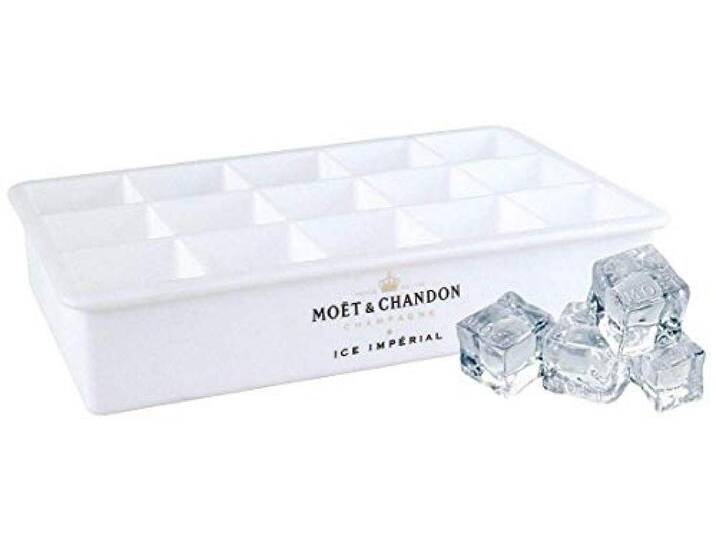 Moët & Chandon Ice Impérial Eiswürfelform - Stylischer Champagner Eiswürfelbereiter Eiswürfel-Maker (Eiswürfel mit Moët Logo selber herstellen) von amazon