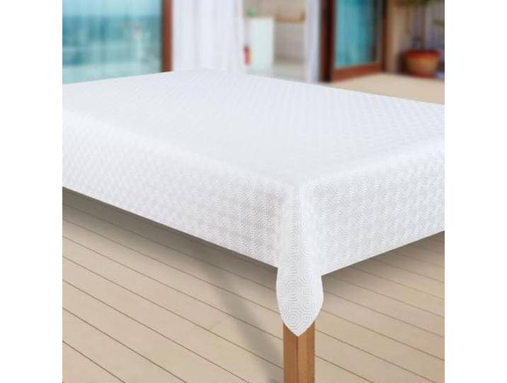 Tischdecke Molton Tischläufer Tischpolster Tischschoner Tischunterlage PVC abwaschbare Tischdecke Wasserabweisend Schutz 79 , Muster:Molton, Größe:140x1000 cm von amazon
