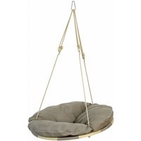 AMAZONAS Hängesessel Swing Nest Taupe mit weich gepolsterter Liegefläche und abnehmbarem Kissen von amazonas