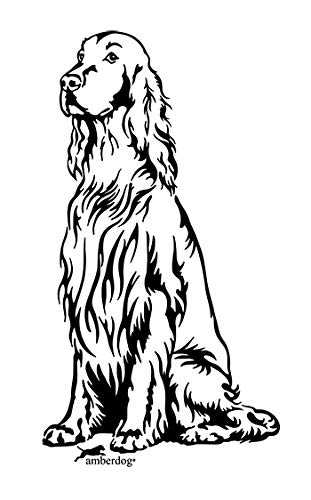 amberdog Autoaufkleber Irish Setter Art.Nr.AT0147, Aufkleber Hunde von amberdog